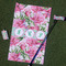 Watercolor Peonies Golf Towel Gift Set - Main
