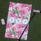 Watercolor Peonies Golf Towel Gift Set (Personalized)