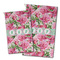 Watercolor Peonies Golf Towel - PARENT (small and large)