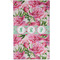 Watercolor Peonies Golf Towel (Personalized) - APPROVAL (Small Full Print)