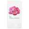 Watercolor Peonies Guest Paper Towels - Full Color