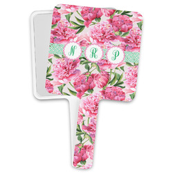 Watercolor Peonies Hand Mirror (Personalized)
