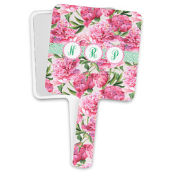 Watercolor Peonies Hand Mirror (Personalized)