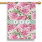 Watercolor Peonies House Flags - Single Sided - PARENT MAIN
