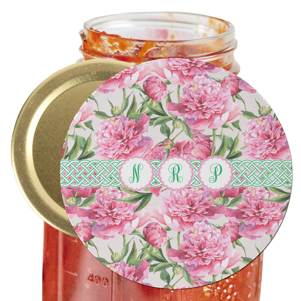 Custom Watercolor Peonies Jar Opener (Personalized)