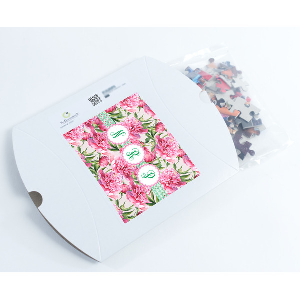 Watercolor Peonies Jigsaw Puzzle 110 Piece - Box