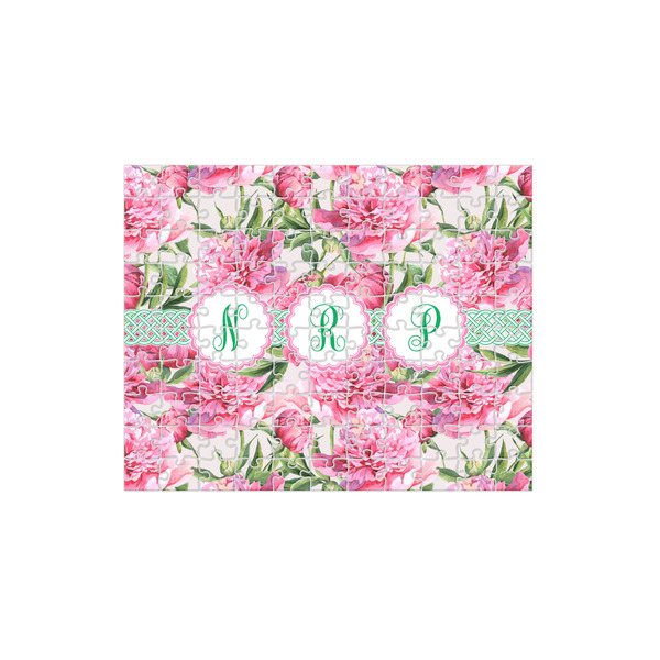 Custom Watercolor Peonies 110 pc Jigsaw Puzzle (Personalized)