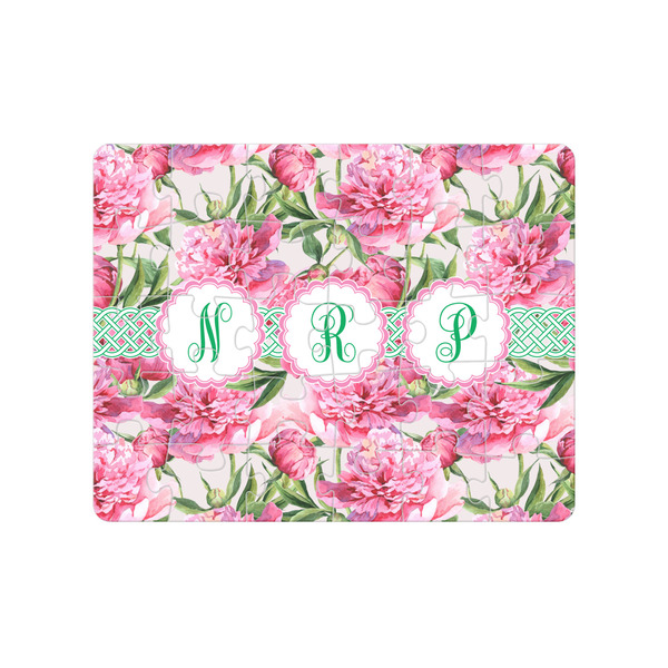 Custom Watercolor Peonies Jigsaw Puzzles (Personalized)