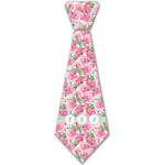 Watercolor Peonies Iron On Tie - 4 Sizes w/ Multiple Names