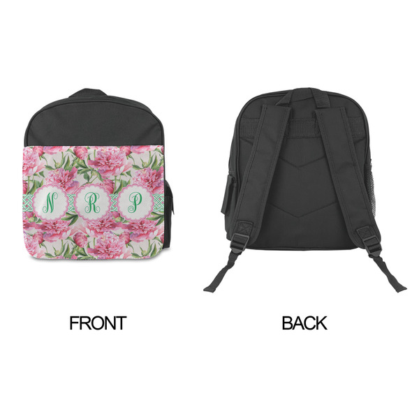 Watercolor Peonies Kid's Backpack - Approval