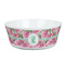 Watercolor Peonies Kid's Bowl (Personalized)