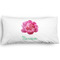 Watercolor Peonies King Pillow Case - FRONT (partial print)