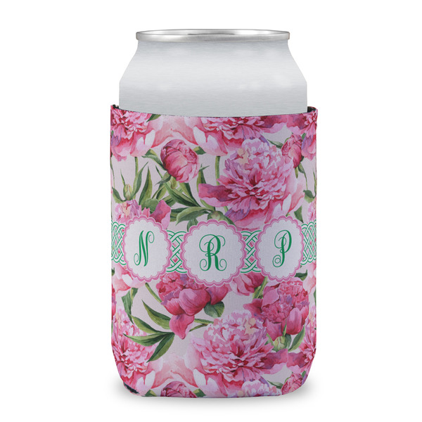 Watercolor Peonies Can Sleeve