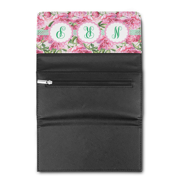 Watercolor Peonies Ladies Wallet (Open)