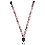 Watercolor Peonies Lanyard (Personalized)