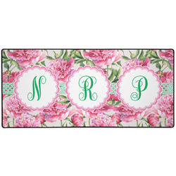 Watercolor Peonies 3XL Gaming Mouse Pad - 35" x 16" (Personalized)