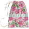 Watercolor Peonies Laundry Bag (Personalized)
