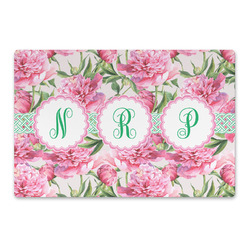 Watercolor Peonies Large Rectangle Car Magnet (Personalized)
