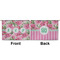 Watercolor Peonies Large Zipper Pouch Approval (Front and Back)
