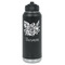 Watercolor Peonies Water Bottles - Laser Engraved - Front & Back (Personalized)