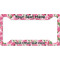 Watercolor Peonies License Plate Frame - Style A