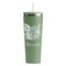 Watercolor Peonies Light Green RTIC Everyday Tumbler - 28 oz. - Front