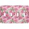 Watercolor Peonies Light Switch Cover (4 Toggle Plate)