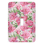 Watercolor Peonies Light Switch Covers (Personalized)