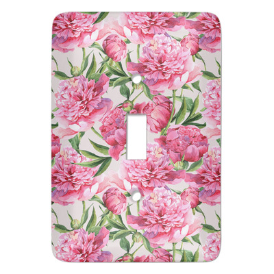 Watercolor Peonies Light Switch Covers (Personalized)