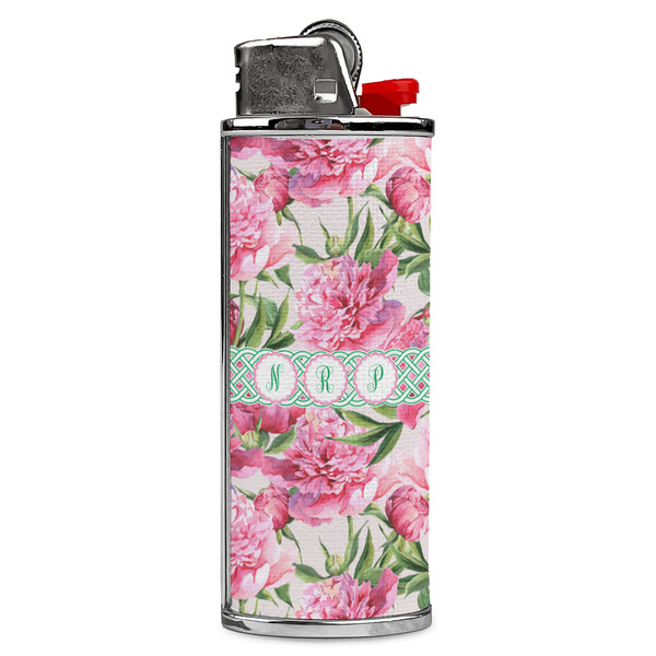 Custom Watercolor Peonies Case for BIC Lighters (Personalized)