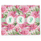Watercolor Peonies Linen Placemat - Front