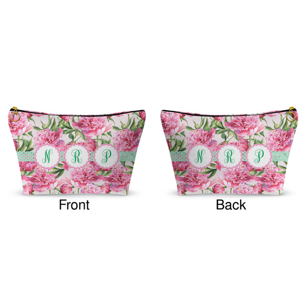 Watercolor Peonies Makeup Bag Approval