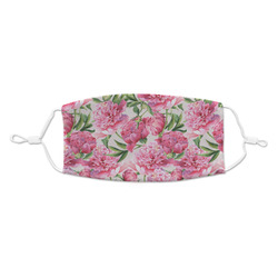 Watercolor Peonies Kid's Cloth Face Mask