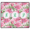 Watercolor Peonies XXL Gaming Mouse Pads - 24" x 14" - FRONT