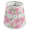 Watercolor Peonies Poly Film Empire Lampshade - Angle View