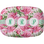 Watercolor Peonies Melamine Platter (Personalized)