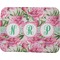 Watercolor Peonies Memory Foam Bath Mat - 48"x36" (Personalized)