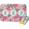Watercolor Peonies Memory Foam Bath Mat - 24"x17" (Personalized)