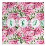 Watercolor Peonies Microfiber Dish Towel (Personalized)