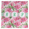 Watercolor Peonies Microfiber Dish Towel (Personalized)