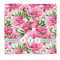 Watercolor Peonies Microfiber Dish Rag - Front/Approval