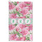 Watercolor Peonies Microfiber Golf Towel - Large (Personalized)