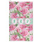 Watercolor Peonies Microfiber Golf Towel (Personalized)