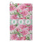 Watercolor Peonies Microfiber Golf Towel - Small (Personalized)