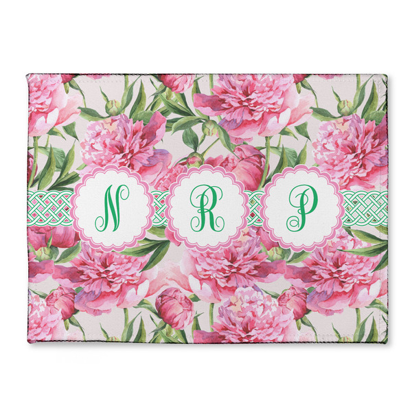 Custom Watercolor Peonies Microfiber Screen Cleaner (Personalized)