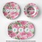 Watercolor Peonies Microwave & Dishwasher Safe CP Plastic Dishware - Group