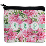 Watercolor Peonies Rectangular Coin Purse (Personalized)
