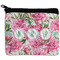 Watercolor Peonies Rectangular Coin Purse (Personalized)