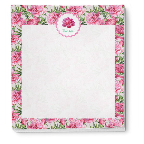 Watercolor Peonies Notepad - Apvl