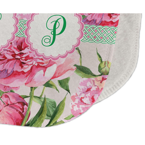 Watercolor Peonies Old Burp Detail